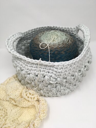 BOBBEL - Körbchen BOBBY häkeln mit Woolly Hugs NOBLY - Bild 4