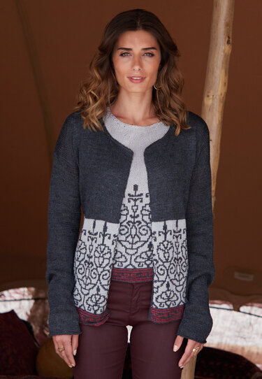 Set Strickanleitungen Top und Jacke Gadwa