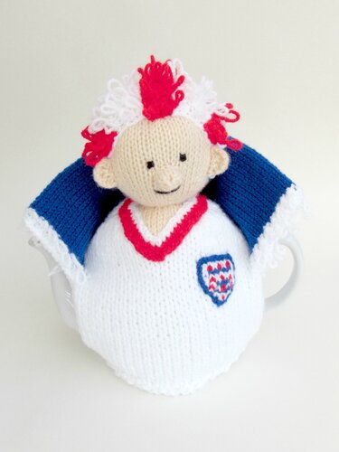 England Football Crazy Tea Cosy - Knitting