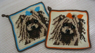 Yorkshire Topflappen - Häkeln