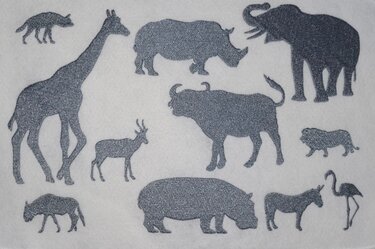 Safari Silhouette Stickdatei - Sticken