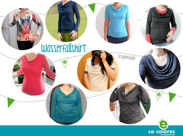 Wasserfallshirt • Gr. 34-50 • Näh-E-Book & Schnittmuster für Damen - Bild 4