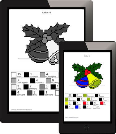 Kissenbezug - Mistelzweig - Häkeln