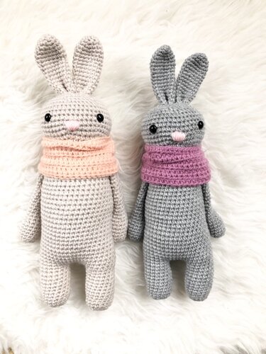 Häkelanleitung Kuscheltier Hase "Gehopse" Winteredition - Bild 2