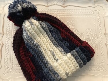 Mütze Frozen Rose - Häkeln