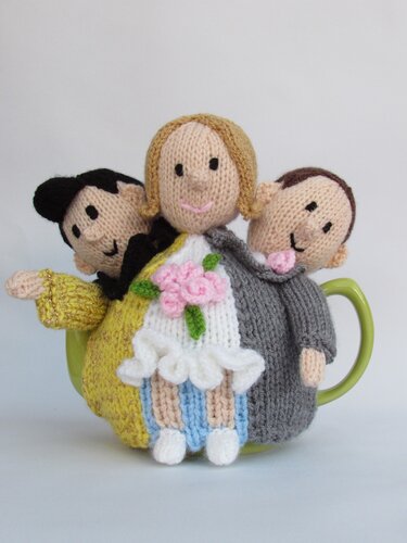 Las Vegas Elvis Wedding Tea Cosy - Knitting