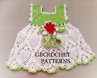 Hazel dress set baby with bolero, headband and sandals - Crochet