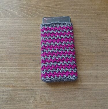 Handytasche, gehäkelt, ganz einfach - Häkeln