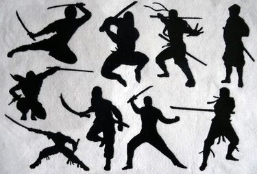 Stickdatei Ninja - Sticken