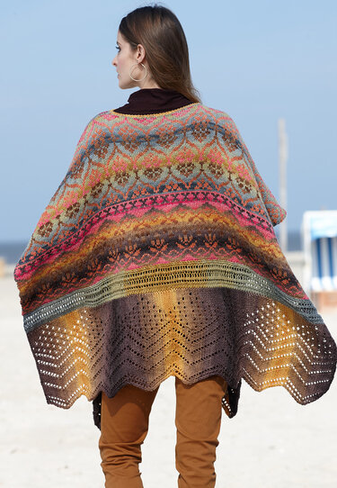Strickponcho Eldrid - Bild 3