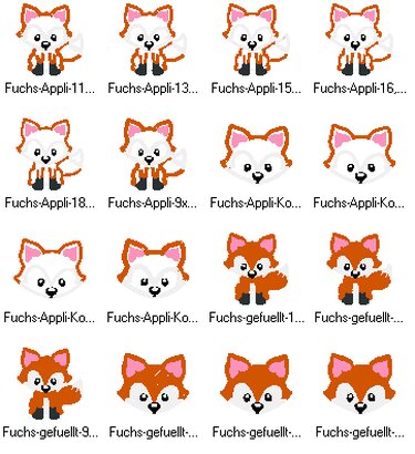 Stickdatei Fuchs - Sticken