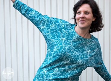 Fledermausshirt Gr. 34-52 Schnitt + Anleitung - Nähen