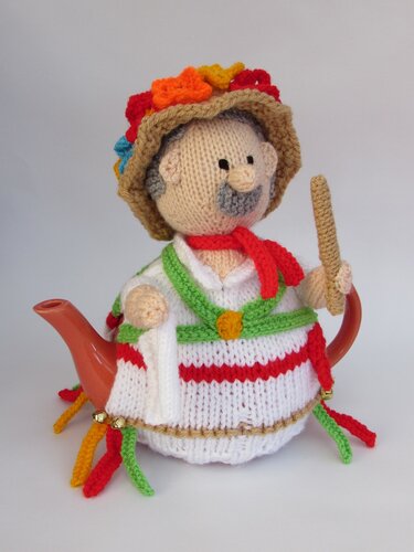Morris Dancer Tea Cosy Knitting Pattern
