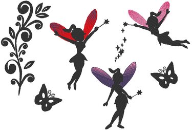 Stickdatei Fee Elfe - Sticken