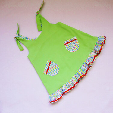 Sundress for baby girls and toddler,easy to make dress,sizes 3/6, 6/9, 9/12, 1T, 1,5T, 2T, 3T to fit 3 months to 3 years. - Sewing