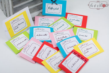 Cute as a button "Öffne wenn,..."-Umschläge - Basteln