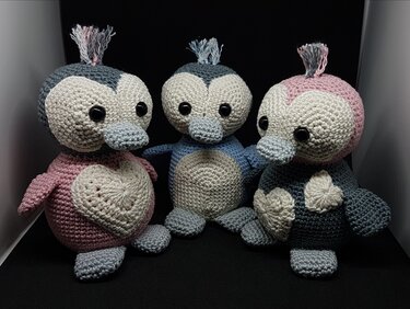 Paul und Pippa Pinguin - Häkeln