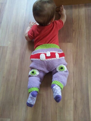 E-Book "Monster Trousers" 0-9 month - Crochet