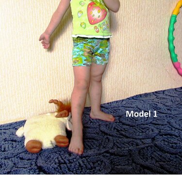 Children's Leggings pattern and instruction, sizes 1-11 years girl & boy leggings. - Sewing