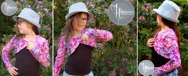Ebook Schnittmuster Bolero Bea Anleitung Kinder Jacke - Nähen