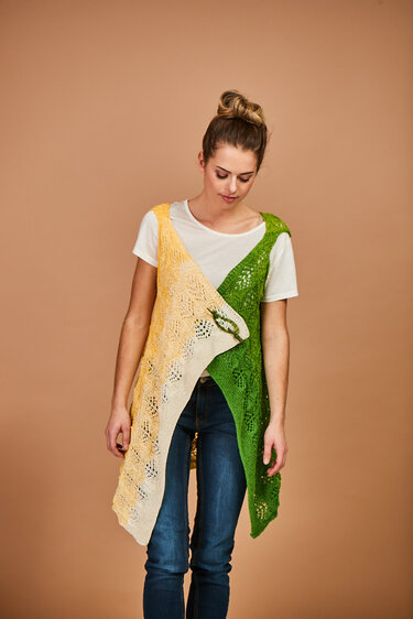 Zipfelweste "Traumpartner" aus BOBBEL-COTTON von Woolly Hugs stricken - Bild 7