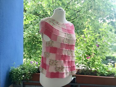 Strickanleitung für das Shirt Spiralblüte - Bild 5