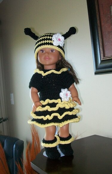 18 Inch doll clothes pattern - Crochet