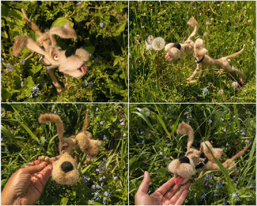 164 Crochet Pattern - Jiggers the dog - Amigurumi soft toy PDF file by Pertseva CP