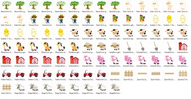 Mega Set Bauernhof Stickdatei - Sticken