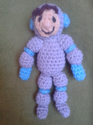 Häkelanleitung - Taschenbaumler Raumfahrer