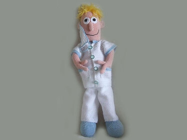 Dentist Felix Floss - Crochet