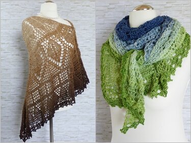 Elomina great crochet scarf with a beautiful pattern - Image 10