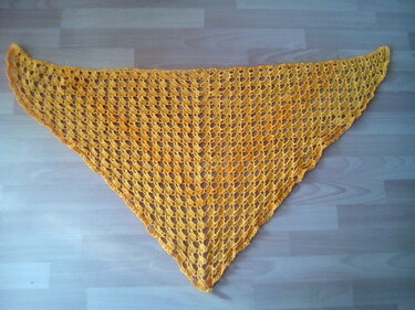 Häkelanleitung Tuch "Sunny"