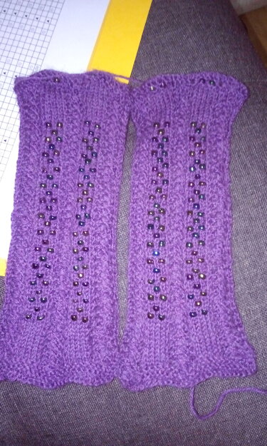 Handstulpen - Pulswärmer - Stricken