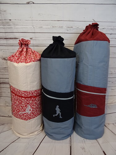 Stickdatei Fitness Girl Sport Silhouette - Sticken