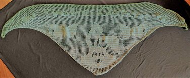 Motivtuch "Osterhase Paul", Häkelanleitung