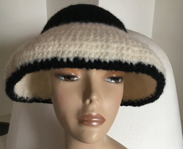 Häkel Filz Hut - 50s Mushroom Style Hat - Bild 4