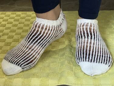 Wendesneakers in Größe 40/41 - Stricken