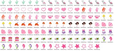 XXL Set Stickdatei Meerjungfrau und Ihre Freunde - Sticken