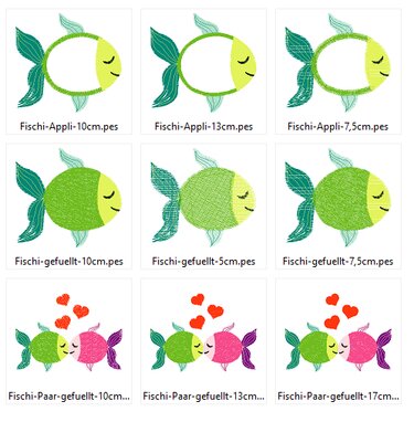 Fisch Stickdatei - Bild 4
