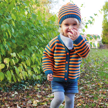 Strickanleitung Kinderjacke mit Mütze "Piano" 759037 - Bild 2