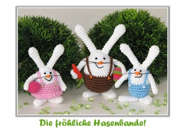 Häkelanleitung - Osterhasen Amigurumi