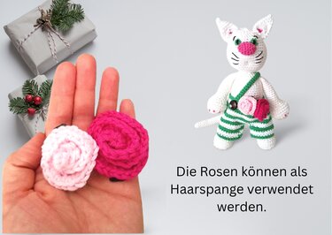 Häkelanleitung Kater Charly - Katze mit Latzhose - Bild 3