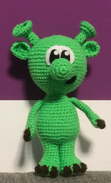 Anleitung Hugo der Außerirdische - Häkeln