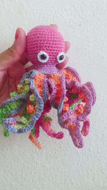 Octopus stuffed toys crochet pattern
