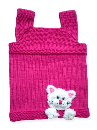 Baby- und Kinderpullunder in 4 Größen Strickanleitung - Bild 3