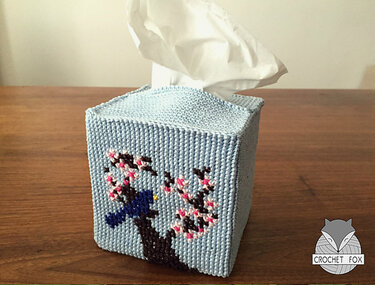 Tissue Box Cover - Crochet