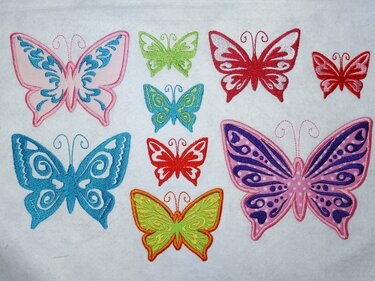 Stickdatei Schmetterling MEGA SET - Sticken