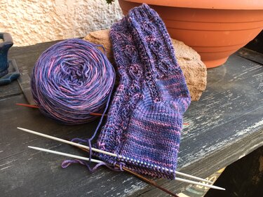 Herbstranken - Stricken