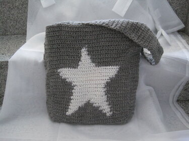 Sternentasche, Häkelanleitung Sommertasche, perfekt für Strand und Co.